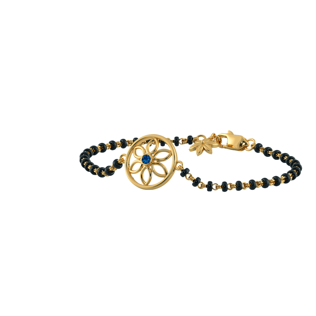 The Bloom Sapphire Mangalsutra Bracelets