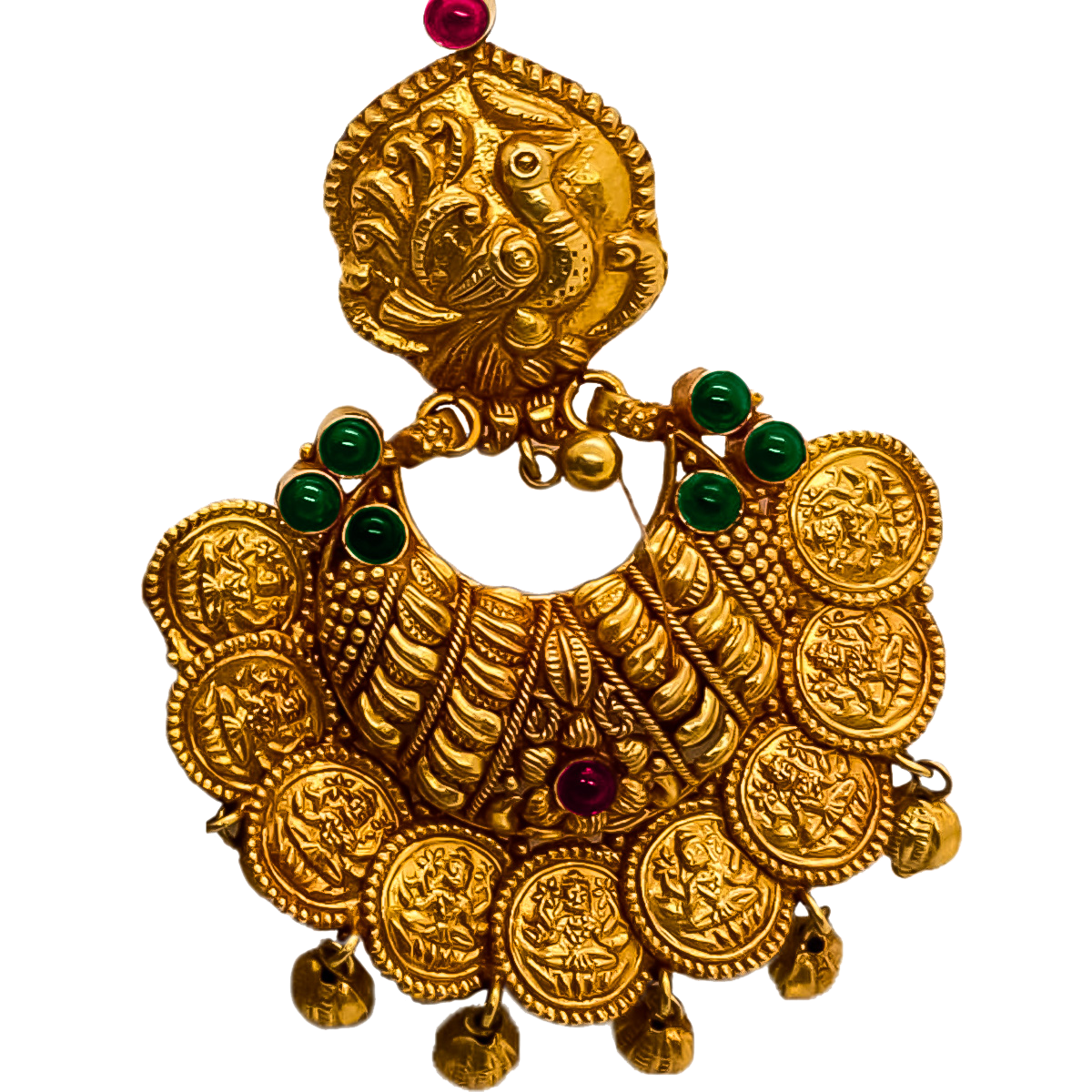The Antique Temple Gold Earrings