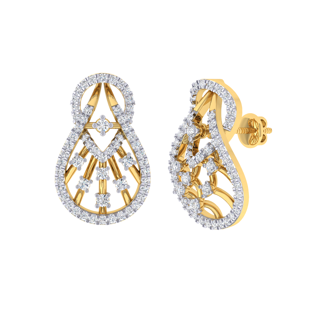 Elegant Diamond Earring