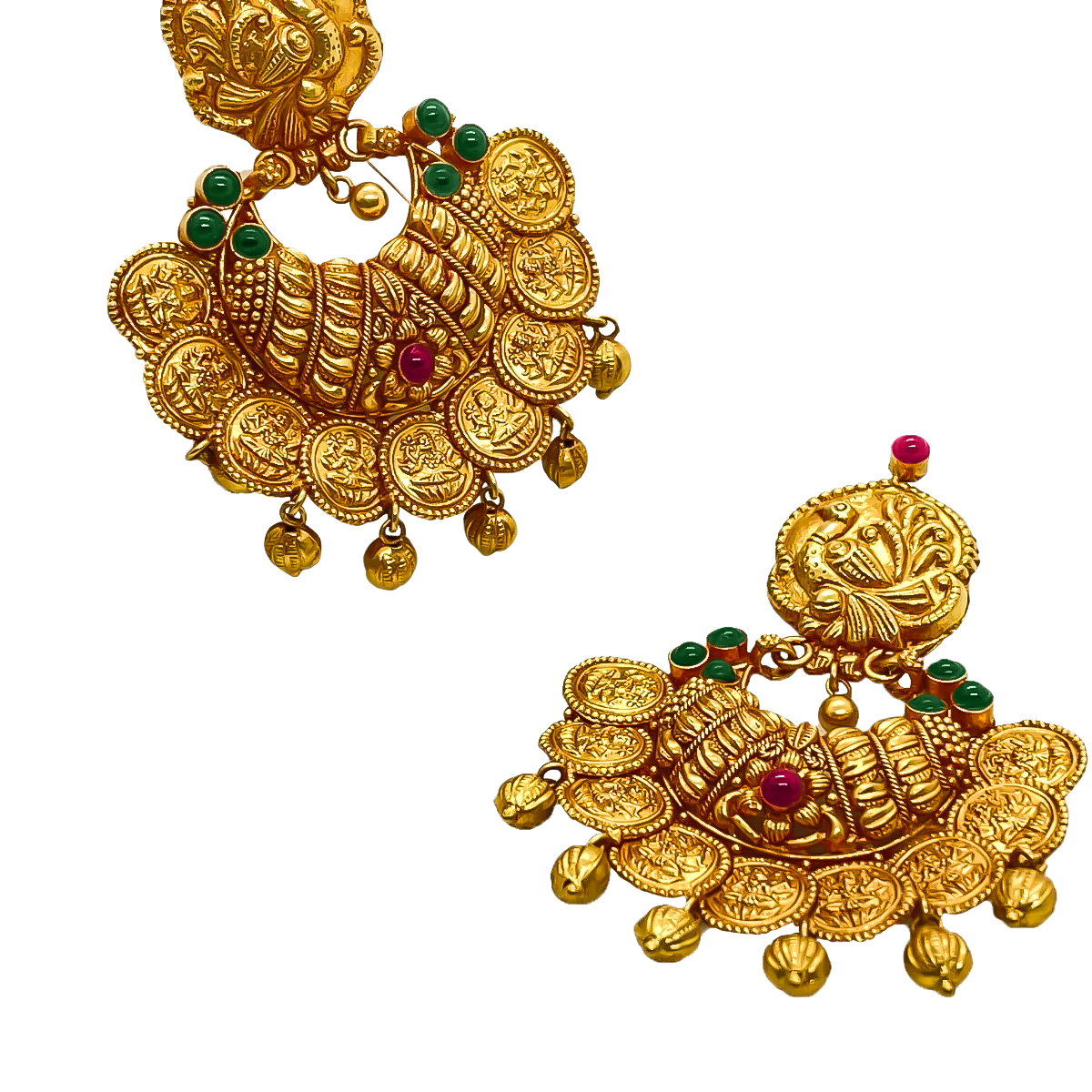 The Antique Temple Gold Earrings
