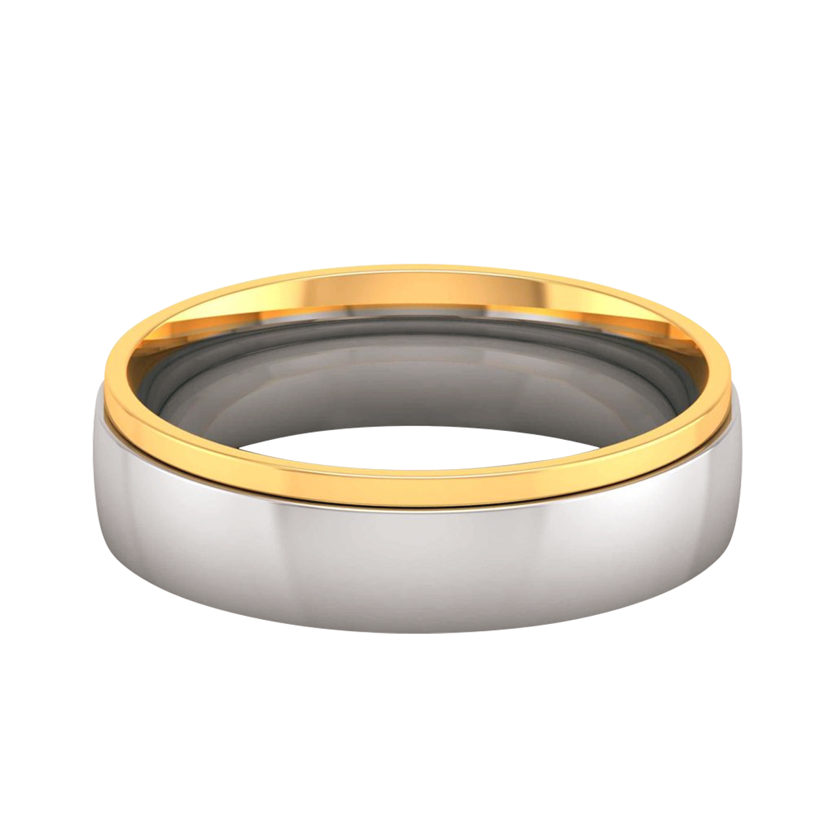 White Gold Men's Ring