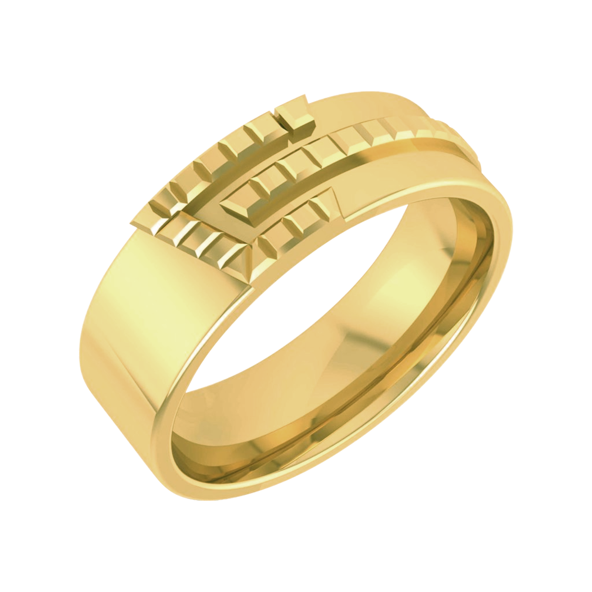 Men's Gold Band Ring